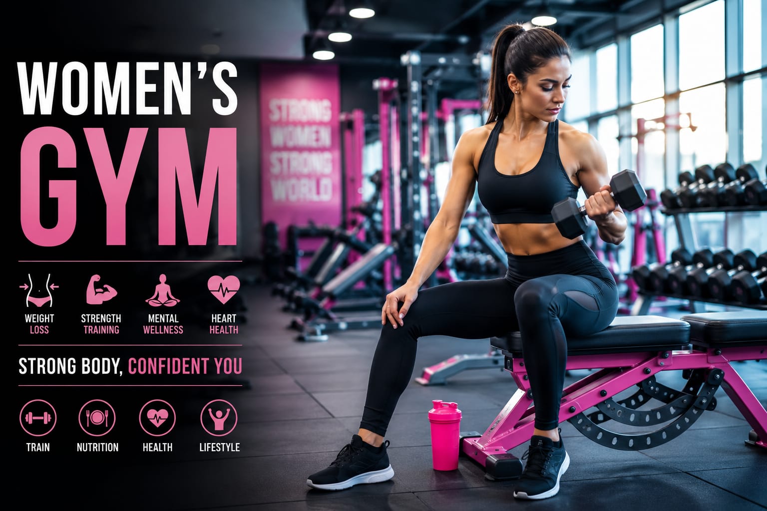 Women’s Gym: The Complete Guide to Fitness, Strength, and Healthy Living