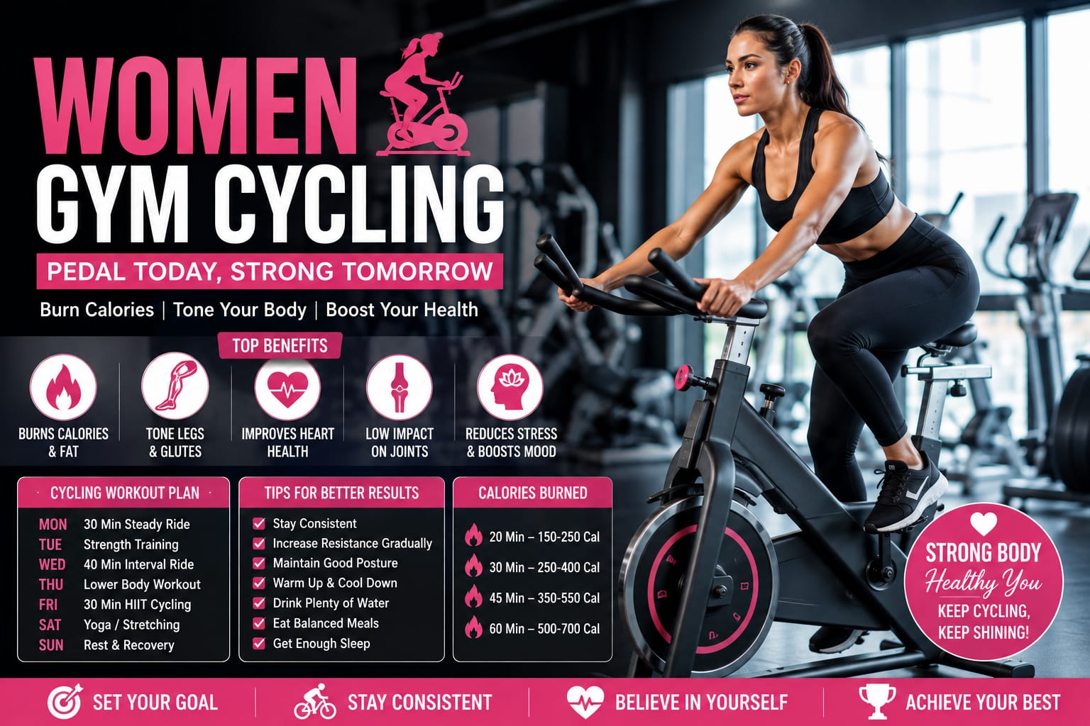 Women Gym Cycling: The Complete Guide to Fitness, Weight Loss, and Better Health