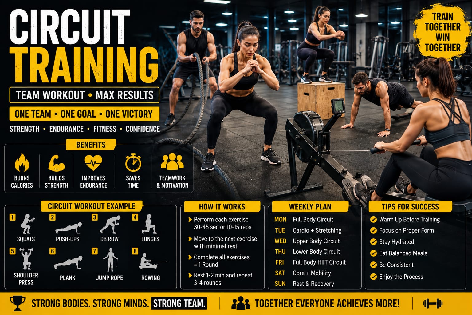 Circuit Training at the Gym: The Complete Guide to Full-Body Fitness